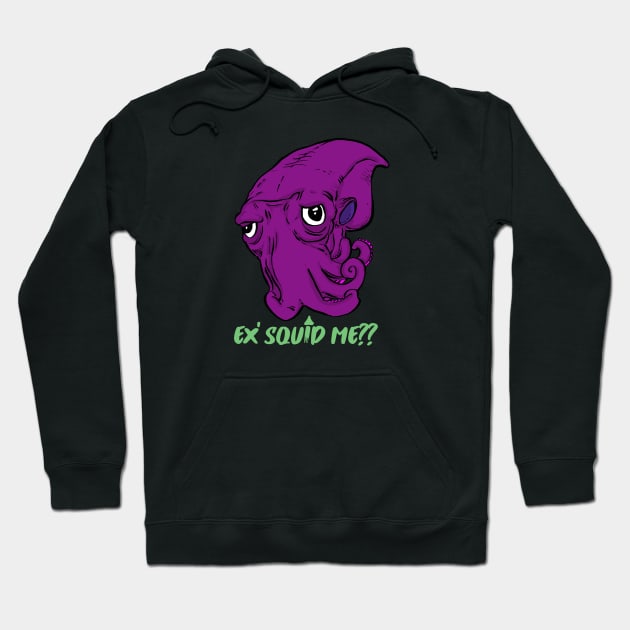 Ex'squid me? Hoodie by Lambdog comics!